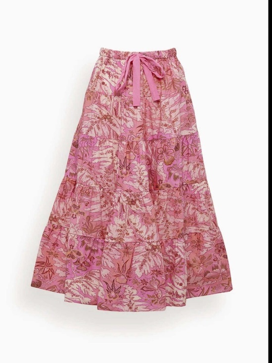 Ulla Johnson Dresses & Skirts - Ulla Johnson Makana Floral Tiered Midi Skirt with Drawstring